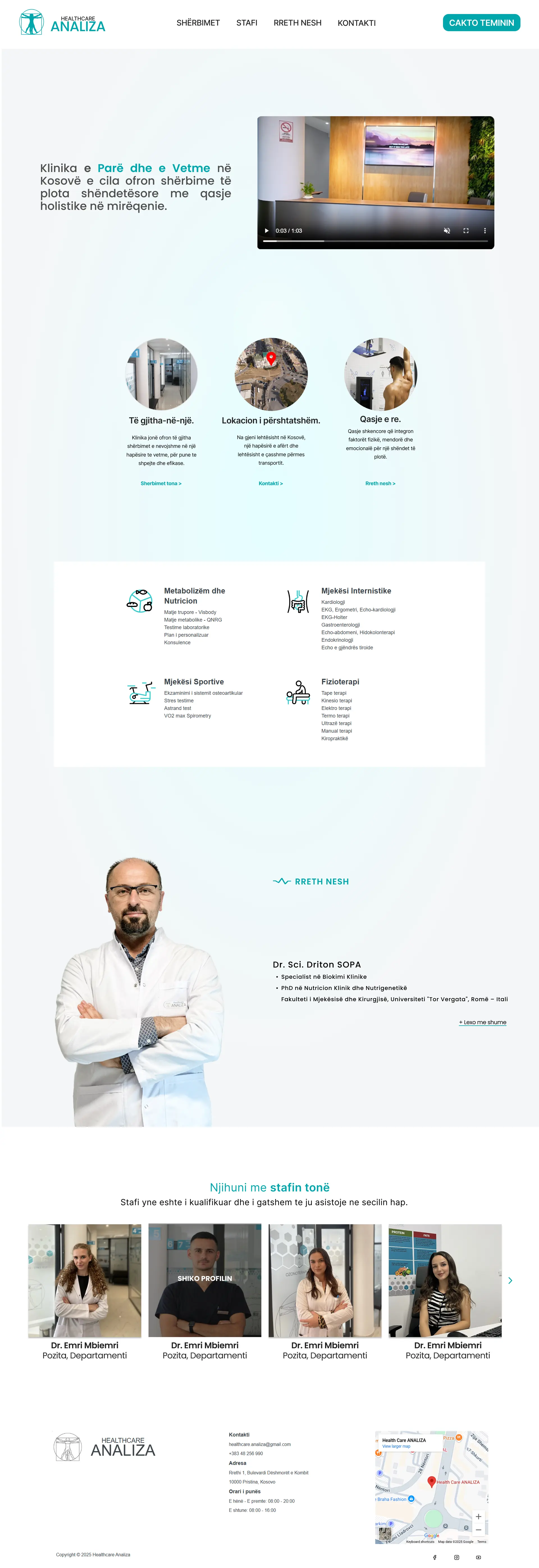 Healthcare Analiza Website